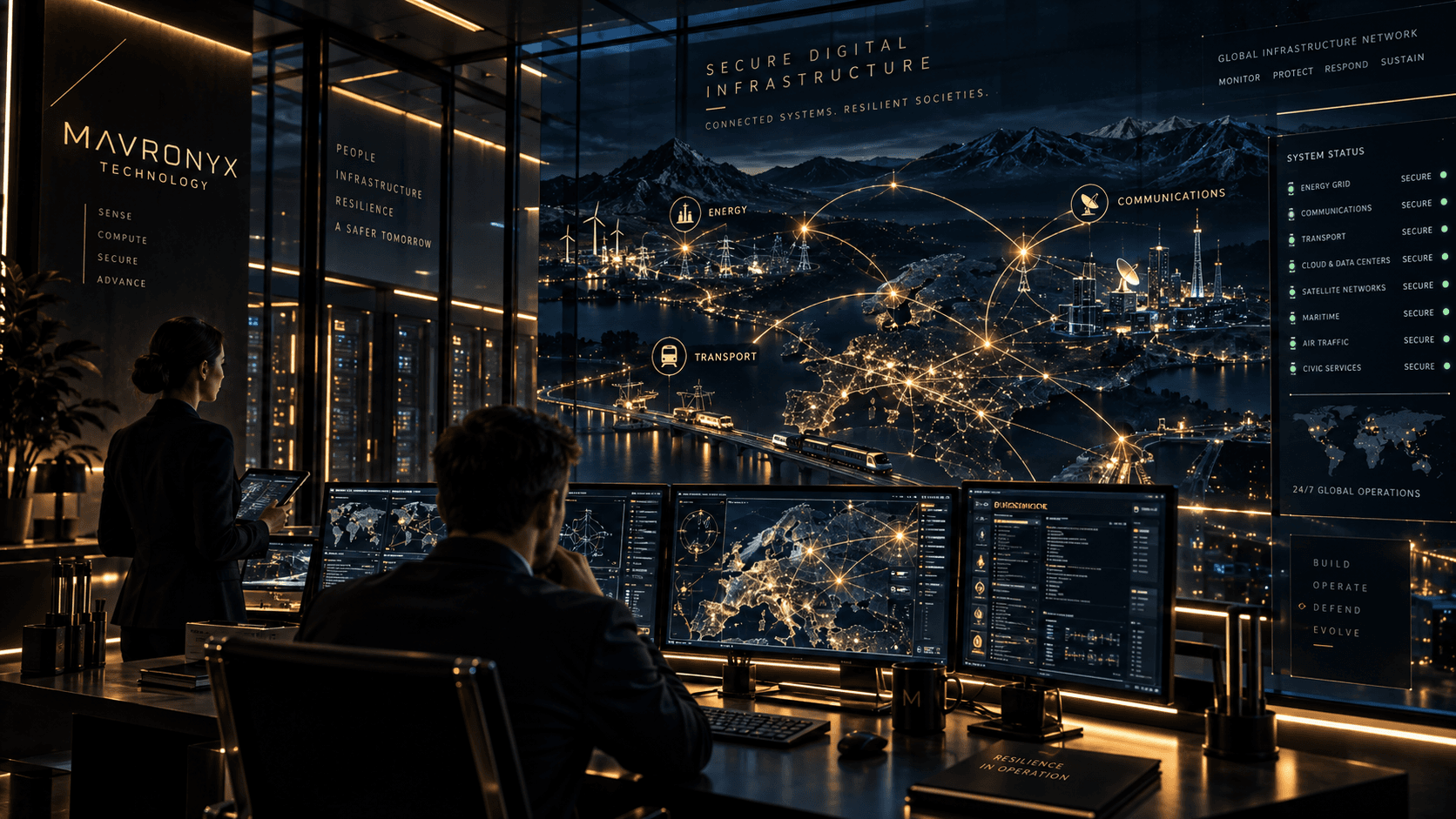 Secure digital infrastructure and resilient communications environment
